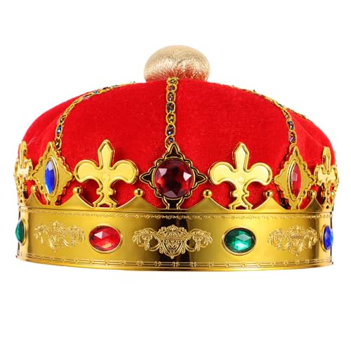 CTIRCHIU Krone Hut für Kostümpartys und Maskeraden Royaler Kopfschmuck für Jungen für Feiern und Cosplay CTIRCHIU Krone Hut für Kostümpartys und Maskeraden Royaler Kopfschmuck für Jungen für Feiern und Cosplay von CTIRCHIU