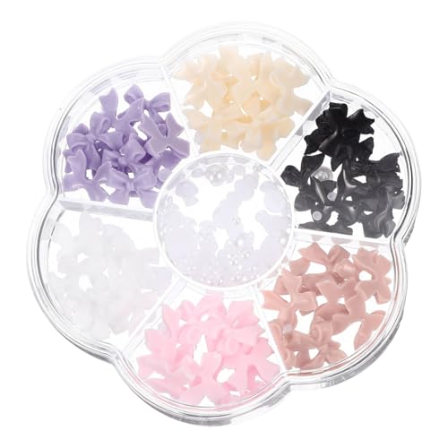 CTIRCHIU Nagelkunst Zubehör Mit Bunten Perlen Schleifen Für Maniküre DIY Nageldekoration Für Stilvolle Designs Und Persönliche Feiern von CTIRCHIU