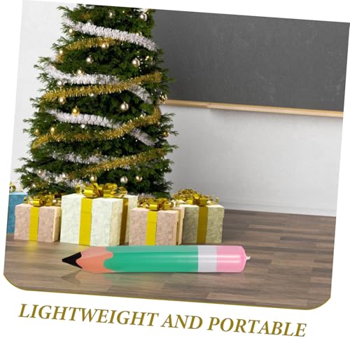 CTIRCHIU PVC Aufblasbarer Bleistift Ballon Grün Realistische Schulanfang Dekoration Langlebig und Dicht als Party und Klassenzimmer Ornament für Schülergeschenke CTIRCHIU PVC Aufblasbarer Bleistift Ballon Grün Realistische Schulanfang Dekoration Langlebig und Dicht als Party und Klassenzimmer Ornament für Schülergeschenke von CTIRCHIU