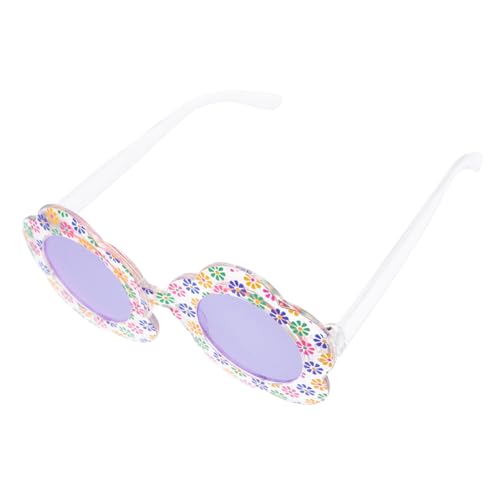 CTIRCHIU Sonnenbrille mit Blumenmotiv Lustige Partybrille für Transparente mit Buntem Dekoration für Geburtstagsfeiern Besondere Anlässe von CTIRCHIU