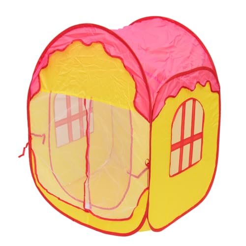 CTIRCHIU Spielzelt Castle Play Tent für Drinnen Faltbares Tragbares Spielhaus mit Robustem Leicht zu Reinigendem Material Geeignet für Jahre Rosa Fördert Kreativität und Fantasie von CTIRCHIU