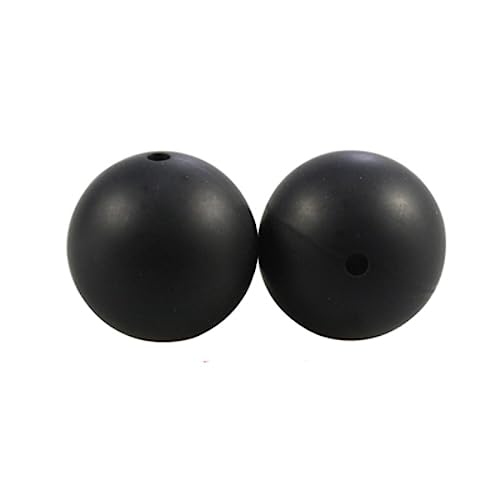 50 Stück 10 mm/12 mm/15 mm lose Silikonperlen Silikonperlen runde Silikonperlen-Schwarz, 12 mm 50 Stück 10 mm/12 mm/15 mm lose Silikonperlen Silikonperlen runde Silikonperlen-Schwarz, 12 mm von CTLH20
