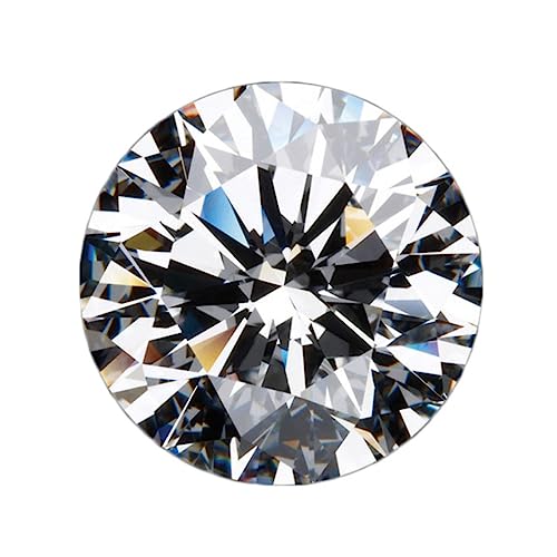 5A Zirkonia-Stein, mehrfarbig, runde Form, Brillantschliff, lose CZ-Steine, synthetische Edelsteine, Perlen für Schmuck, 0,8–12 mm, AAAAA-weiß, 3,0 mm, 100 Stück von CTLH20