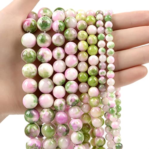 Grüne Natursteinperlen, Jade, Kristall, Türkise, lose Distanzperlen für Schmuckherstellung, DIY, handgefertigte Armbänder, Halsketten, 4–10 mm, persische Jade, 8 mm, 44–46 Stück Grüne Natursteinperlen, Jade, Kristall, Türkise, lose Distanzperlen für Schmuckherstellung, DIY, handgefertigte Armbänder, Halsketten, 4–10 mm, persische Jade, 8 mm, 44–46 Stück von CTLH20