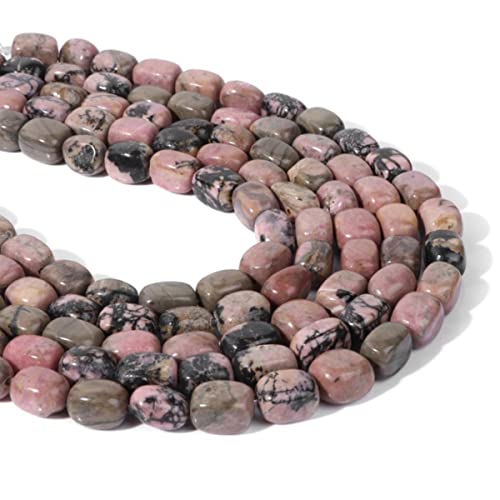 Natürliche glatte quadratische Steinperlen, lose Würfel, Achate, Quarz, rohe Mineralperlen für DIY-Armbänder, Ohrringe, Halsketten-12. Rhodonit, ca. 25–30 Stück Natürliche glatte quadratische Steinperlen, lose Würfel, Achate, Quarz, rohe Mineralperlen für DIY-Armbänder, Ohrringe, Halsketten-12. Rhodonit, ca. 25–30 Stück von CTLH20