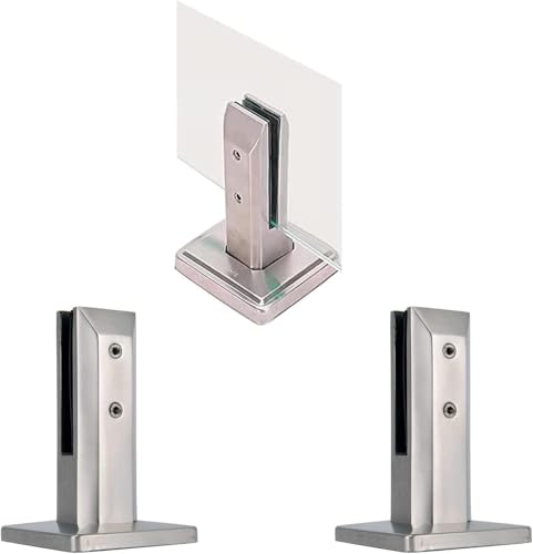 CTRSM Glasklemmen, Halter für gehärtetes Glas, Langlebige Glasklemmen, 304 Edelstahl-Glasklemmen for den Haushalt, Glashalterung, Glasregalklemme, 2er-Pack, Glasklemmen-Klemme, passend(Silver 160mm) CTRSM Glasklemmen, Halter für gehärtetes Glas, Langlebige Glasklemmen, 304 Edelstahl-Glasklemmen for den Haushalt, Glashalterung, Glasregalklemme, 2er-Pack, Glasklemmen-Klemme, passend(Silver 160mm) von CTRSM