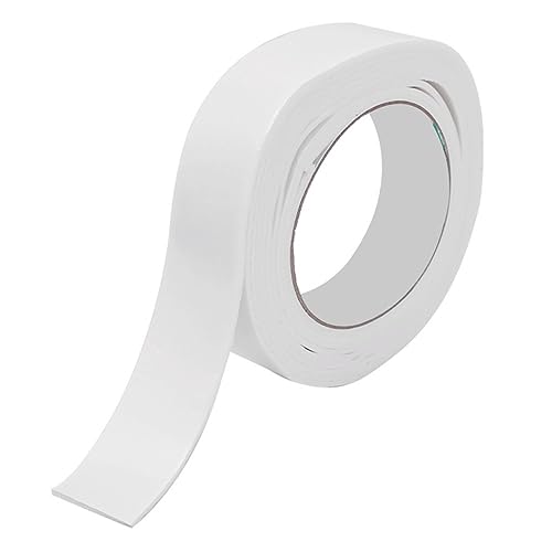 CTRSM Schaumstoffband, Weißes doppelseitiges Schaumstoff-Klebeband, 3 Meter, zur Montage von Befestigungspads, klebriges, superstarkes doppelseitiges Klebeband(Width 1.5cm) von CTRSM
