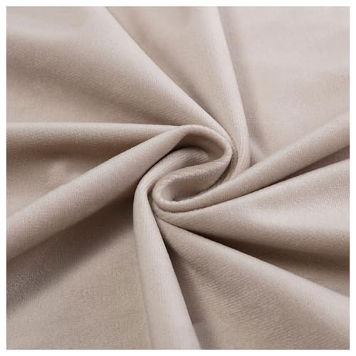 Samtstoff, Fleecestoff, For Basteln, for Heimwerkerprojekte, Nähen, Quilten, Polstern, Bettdecken, 50 x 150 cm(Khaki) von CTRSM