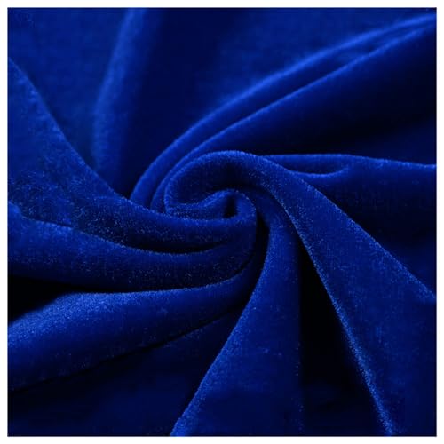 Samtstoff, Fleecestoff, For Vorhänge, Kissen, Näharbeiten, Heimtextilien, 100x160cm/100x200cm(Blue,100x200cm) von CTRSM