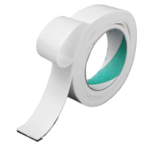 Schaumstoffband, 300 cm doppelseitiges Schwammband, weißes Schaumstoffklebeband, Befestigungspad, for Zuhause, Büro, Heimwerkerbedarf, Bastelbedarf, starke doppelseitige Klebebänder(Width-2.4cm) von CTRSM