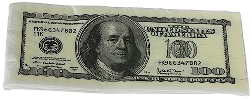 CUCUBA 10 Servietten, 2-lagig, weiß, 34 x 33 cm, Einwegserviette, Party, Geburtstag, Thema Banknote, 100 Dollar CUCUBA 10 Servietten, 2-lagig, weiß, 34 x 33 cm, Einwegserviette, Party, Geburtstag, Thema Banknote, 100 Dollar von CUCUBA