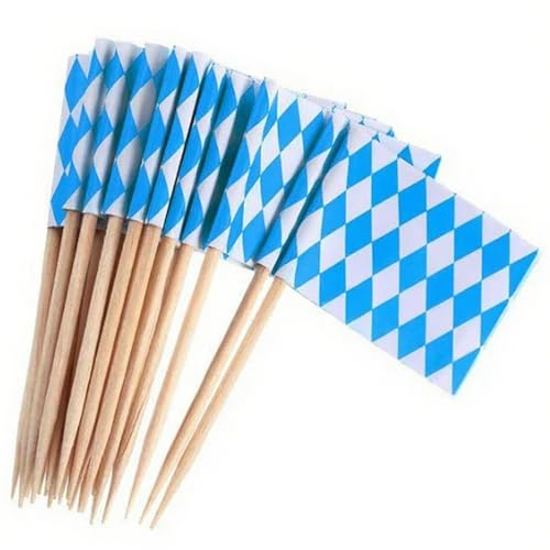 100pcs Bier Cupcake Topper, Oktoberfest Zahnstocher Flaggen Flaggen Bierparty Oktoberfest Cupcake Picks für Grills Snack Würste Kuchendekoration, Dekorationen Party 100pcs Bier Cupcake Topper, Oktoberfest Zahnstocher Flaggen Flaggen Bierparty Oktoberfest Cupcake Picks für Grills Snack Würste Kuchendekoration, Dekorationen Party von CUCUFA