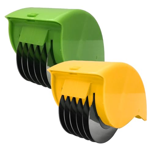Herb Roller Mincer, 2pcs Kräuterrolle, manueller Hubschrauber, wiederverwendbarer Schneider für Koriander, Handzettel des Handblätters Schnittabler Herb Roller Mincer, 2pcs Kräuterrolle, manueller Hubschrauber, wiederverwendbarer Schneider für Koriander, Handzettel des Handblätters Schnittabler von CUCUFA