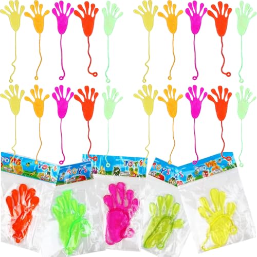 CUEMOON Klatschhand Kinder,20 STÜCK Glibberhand Mitgebsel, Bunte Klebehand Glibber Klatschhände,Klatschhand Kinder, Klatschhand Glibber, Geeignet für Jungen Mädchen CUEMOON Klatschhand Kinder,20 STÜCK Glibberhand Mitgebsel, Bunte Klebehand Glibber Klatschhände,Klatschhand Kinder, Klatschhand Glibber, Geeignet für Jungen Mädchen von CUEMOON