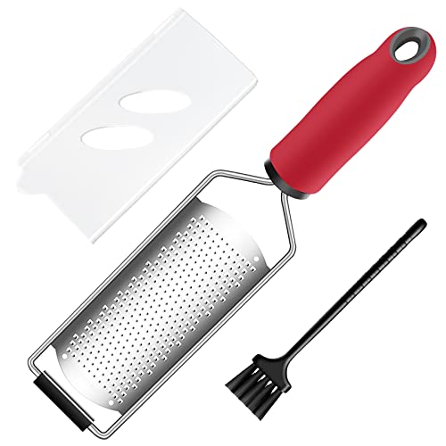 CUESVAP Käsereibe Edelstahl, Zitronenreibe Zester Reibe, Sehr scharf Parmesanreibe für Hartkäse, Zitrus, Muskat CUESVAP Käsereibe Edelstahl, Zitronenreibe Zester Reibe, Sehr scharf Parmesanreibe für Hartkäse, Zitrus, Muskat von CUESVAP