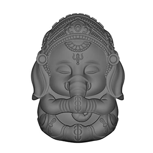 CUICUI 3D Ganesh Seife Kerzenform Ganesha Silikonform Für Kerze Dekorieren Von Harz Epoxidkunsthandwerk Gyspum Statue Formen von CUICUI