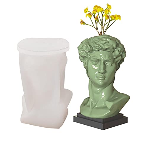 CUICUI 3D Gips David Vase Ton Silikonform Epoxid Handwerk Harzform David Vase Gießen Seife Kerze Herstellung Wohnkultur CUICUI 3D Gips David Vase Ton Silikonform Epoxid Handwerk Harzform David Vase Gießen Seife Kerze Herstellung Wohnkultur von CUICUI