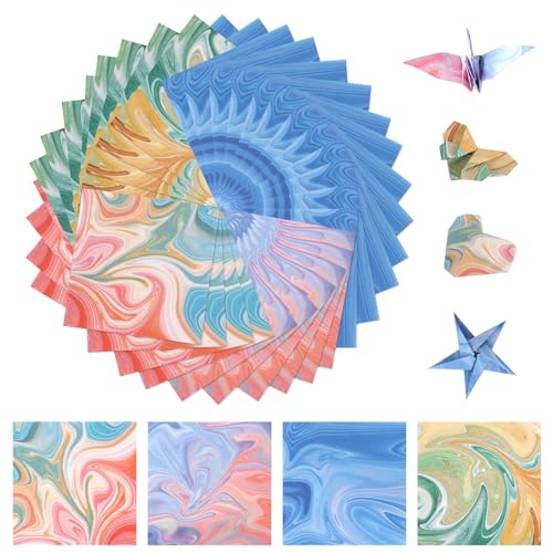 400 Blatt Origami Farbverlauf 9.5 X 9.5 CM Quadratisches Doppelseitiges Faltpapier für DIY Bastelprojekte - Buntes Bastelpapier 400 Blatt Origami Farbverlauf 9.5 X 9.5 CM Quadratisches Doppelseitiges Faltpapier für DIY Bastelprojekte - Buntes Bastelpapier von CUINIUNAID