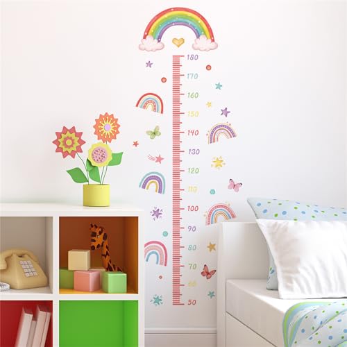 CULASIGN Kinder Höhe Diagramm Wandtattoo, Regenbogen Höhentabelle Messlatte für Kinder Niedlichen Wandaufkleber Wandsticker Kinderzimmer Mädchen Babyzimmer CULASIGN Kinder Höhe Diagramm Wandtattoo, Regenbogen Höhentabelle Messlatte für Kinder Niedlichen Wandaufkleber Wandsticker Kinderzimmer Mädchen Babyzimmer von CULASIGN