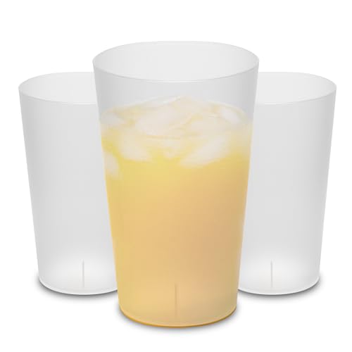 CUPTASTIC 40 wiederverwendbare Becher 330ml Kunststoff Matt von CUPTASTIC
