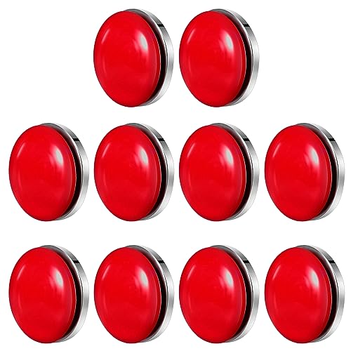 Drapery Weights Magnetische Vorhang, wasserdicht, kompakte Größe, starke Magnete für Vorhänge, Tischdecken, Rot, 10 Stück von CUSROS