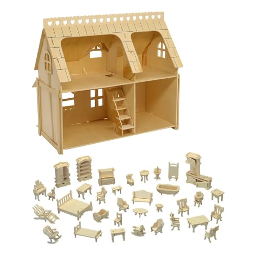 CUTEROOM 3D Holzbausatz für Erwachsene und Kinder, Präzise Holzpuzzle mit Bauanleitung, Ideal für DIY-Projekte und Dekoration CUTEROOM 3D Holzbausatz für Erwachsene und Kinder, Präzise Holzpuzzle mit Bauanleitung, Ideal für DIY-Projekte und Dekoration von CUTEROOM