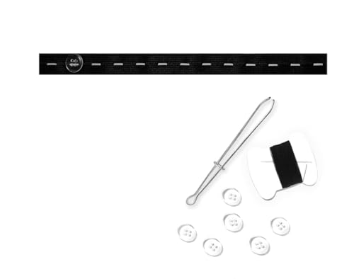 Taillenspanner für Hosen, Damen, Jeans, Knopfspanner, Hose, verstellbar, elastisch, Jeans-Taillenstraffer, Jeans, Knopf, Taillenstraffer, geeignet für Damen und Herren (1) von CUTEZING