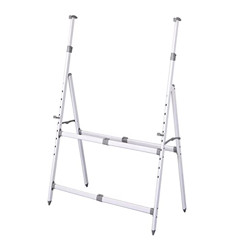 CUTPOIY Verstellbarer Metallständer für große Whiteboards, Kreidetafeln, faltbar, trocken abwischbar, Staffelei, Weiß CUTPOIY Verstellbarer Metallständer für große Whiteboards, Kreidetafeln, faltbar, trocken abwischbar, Staffelei, Weiß von CUTPOIY