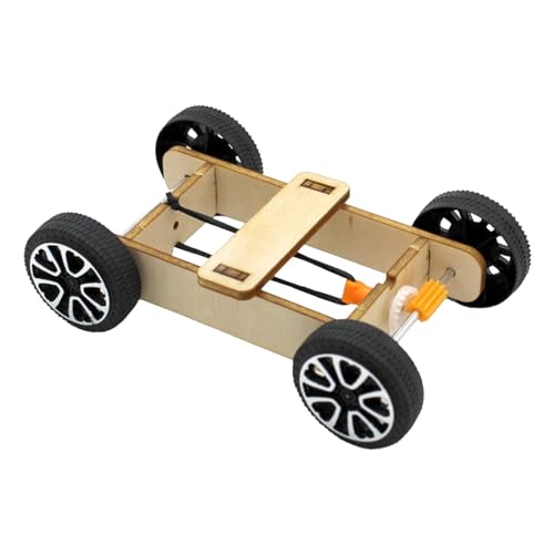 CUTeFiorino DIY-Autobausätze, Wissenschaftsspielzeug, 10,5 cm x 6,5 cm x 3 cm Baby Kleinkindspielzeug (Beige, One Size) von CUTeFiorino