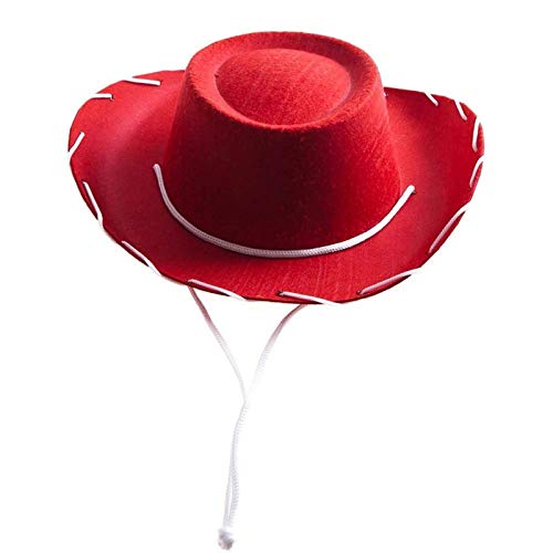CUTeFiorino Ein Cowboy Küsst Requisiten Rot 1 Stück Kleidung und Dekorationen Basketballmützen Feiertag Halstuch Cowboy (Red, One Size) von CUTeFiorino