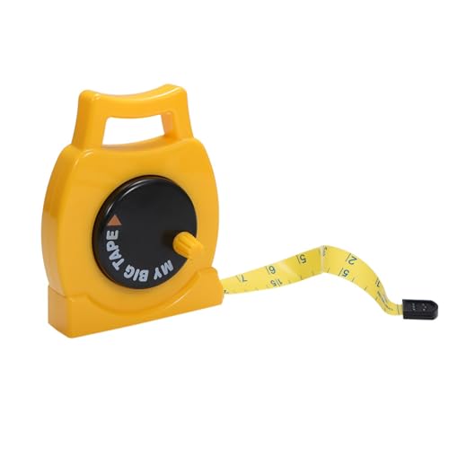 CUTeFiorino Maßbandspielzeug für, lustiges Kinderspielzeug, praktisches Messspielzeug für mit weichem, einziehbarem Maßband Kleinkindspielzeug Für Mädchen (Yellow, One Size) von CUTeFiorino