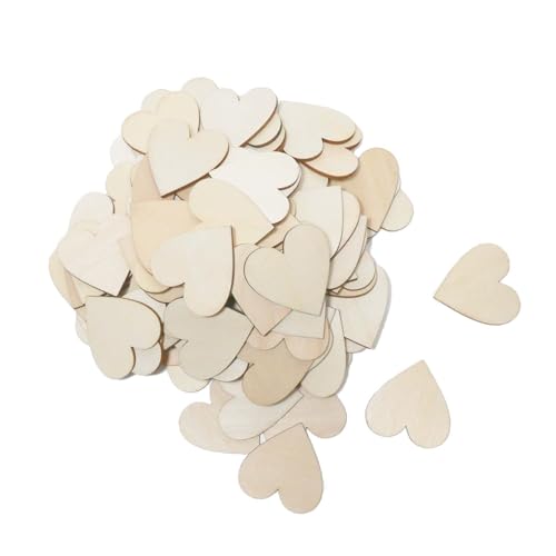 CUWELT 400 Stück 20mm Holzherzen Scheiben, 2cm Holzherzen Hochzeit, Naturholzscheiben Unlackiert, Deko-Herzen, DIY Handwerk Verzierungen, Kleine Holzherzen für Basteln Hochzeit Gästebuch Beschriften CUWELT 400 Stück 20mm Holzherzen Scheiben, 2cm Holzherzen Hochzeit, Naturholzscheiben Unlackiert, Deko-Herzen, DIY Handwerk Verzierungen, Kleine Holzherzen für Basteln Hochzeit Gästebuch Beschriften von CUWELT