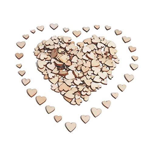 CUWELT 600 Stück Mini Holzherzen, Gemischt Kleine Holz Herzen 6/8/10/12mm, Verschönerungen Herz Holzscheiben Deko zum Basteln für Hochzeit DIY Handwerk Verzierungen Tischdeko Streudeko CUWELT 600 Stück Mini Holzherzen, Gemischt Kleine Holz Herzen 6/8/10/12mm, Verschönerungen Herz Holzscheiben Deko zum Basteln für Hochzeit DIY Handwerk Verzierungen Tischdeko Streudeko von CUWELT