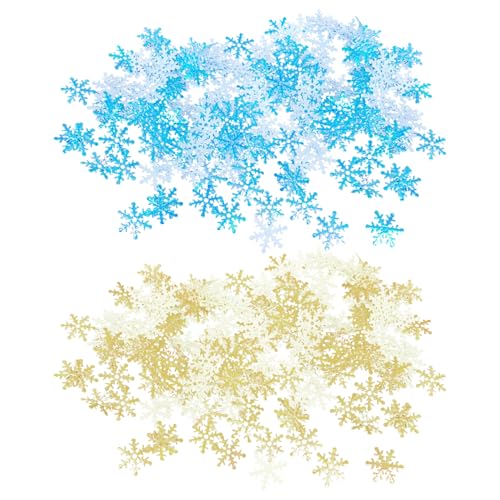 CVDYWDJIE 1200 Stück Schneeflocken-Dekorationen, Glitzer-Schneeflocken-Konfetti, Party-Konfetti, DIY-Bastelzubehör, Deko-Konfetti CVDYWDJIE 1200 Stück Schneeflocken-Dekorationen, Glitzer-Schneeflocken-Konfetti, Party-Konfetti, DIY-Bastelzubehör, Deko-Konfetti von CVDYWDJIE