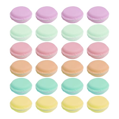 CVDYWDJIE 24 Stück Mehrfarbige Macaron-Box, Mini-Macaron-Aufbewahrungsbox, Macaron-Mini-Reise-Schmuckschatulle, Kleine Macaron-Schmuckschatulle CVDYWDJIE 24 Stück Mehrfarbige Macaron-Box, Mini-Macaron-Aufbewahrungsbox, Macaron-Mini-Reise-Schmuckschatulle, Kleine Macaron-Schmuckschatulle von CVDYWDJIE