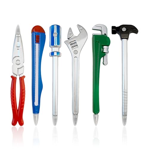 6 Stück Hardware-Tool-Stylingstifte, Kreative Kugelschreiber, Neuartige Werkzeugstifte, Kunststoff-Kugelschreiber, Interessante Schreibwaren Für Studenten 6 Stück Hardware-Tool-Stylingstifte, Kreative Kugelschreiber, Neuartige Werkzeugstifte, Kunststoff-Kugelschreiber, Interessante Schreibwaren Für Studenten von CVDYWDJIE