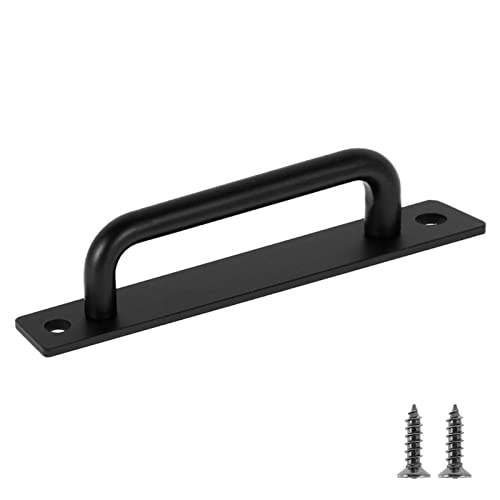 CVPX Griffstangen für das Bad Black/Silver Türgriff Balkon Schlafzimmer Schrankschublade Griff Möbelknopf Küchenbettkabinett ohne Hakenloch Griffstangen(Black) von CVPX