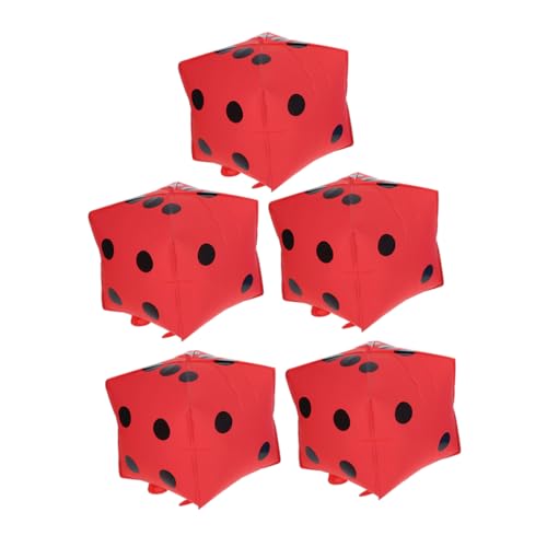 5 Stück Würfelballons aus Folie Dekoration für Spieleabende Geburtstagsfeiern und Hochzeiten Robuste Wiederverwendbare Würfelballons Mattem Einfache Handhabung und Aufbau 5 Stück Würfelballons aus Folie Dekoration für Spieleabende Geburtstagsfeiern und Hochzeiten Robuste Wiederverwendbare Würfelballons Mattem Einfache Handhabung und Aufbau von CVUTOVO