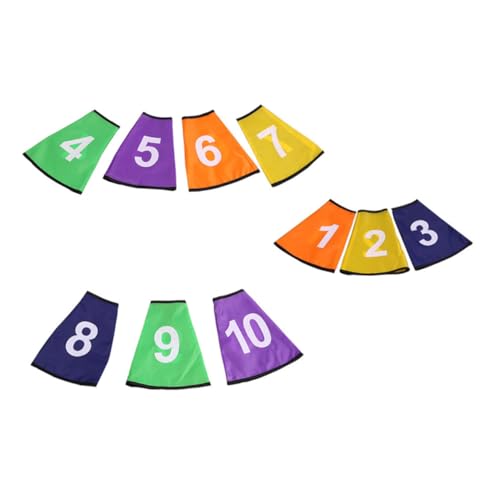 CVUTOVO 1 Satz Bunte Nummerierte Cone Cover für Basketball Training Hochwertige Wiederverwendbar und Robust für Sportübungen CVUTOVO 1 Satz Bunte Nummerierte Cone Cover für Basketball Training Hochwertige Wiederverwendbar und Robust für Sportübungen von CVUTOVO
