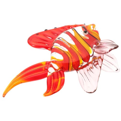 CVUTOVO 1 Stück Theme Stained Glass Fish Figurine Dekoratives Element für Wohnzimmer Büro Kinderzimmer Handgefertigte Glasfisch Skulptur als Tisch und Regal Dekoration CVUTOVO 1 Stück Theme Stained Glass Fish Figurine Dekoratives Element für Wohnzimmer Büro Kinderzimmer Handgefertigte Glasfisch Skulptur als Tisch und Regal Dekoration von CVUTOVO