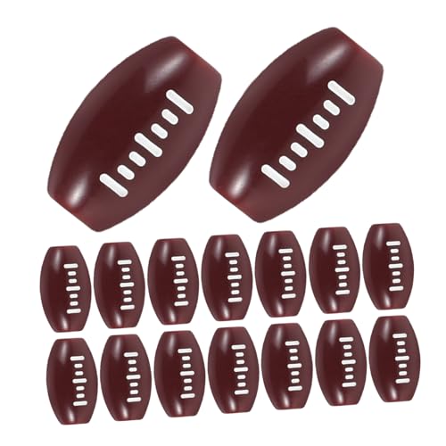 CVUTOVO 100 Stück Acryl Fußballperlen für Diy Schmuckherstellung Handgemachte Armbänder und Accessoires Bastelprojekte und Persönliche Designs CVUTOVO 100 Stück Acryl Fußballperlen für Diy Schmuckherstellung Handgemachte Armbänder und Accessoires Bastelprojekte und Persönliche Designs von CVUTOVO