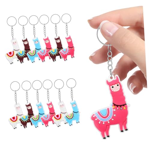 CVUTOVO 12 Stück Alpaka Schlüsselanhänger Kawaii Tier Anhänger für Kindergeburtstag Bunte Schlüsselringe als Dekoration für Taschen und Rucksäcke für Partys CVUTOVO 12 Stück Alpaka Schlüsselanhänger Kawaii Tier Anhänger für Kindergeburtstag Bunte Schlüsselringe als Dekoration für Taschen und Rucksäcke für Partys von CVUTOVO