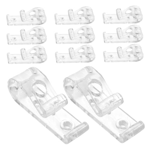 CVUTOVO 16 Stück Roller Shade Hooks Teilig Transparente Sicherheitskette und Cord Guide Fixation für Befestigung für Gardinen mit Zugkordel für Fensterdekoration CVUTOVO 16 Stück Roller Shade Hooks Teilig Transparente Sicherheitskette und Cord Guide Fixation für Befestigung für Gardinen mit Zugkordel für Fensterdekoration von CVUTOVO
