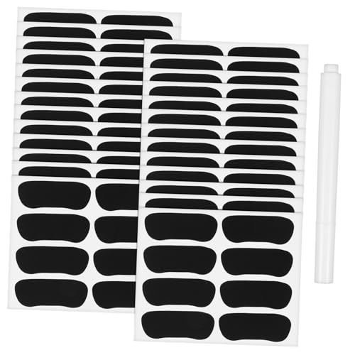 CVUTOVO 160 Stück Sport Augenstreifen Schwarze Augenaufkleber Weißer Stift Selbstklebend PVC für Sportveranstaltungen Verbessert Sichtbarkeit und Konzentration CVUTOVO 160 Stück Sport Augenstreifen Schwarze Augenaufkleber Weißer Stift Selbstklebend PVC für Sportveranstaltungen Verbessert Sichtbarkeit und Konzentration von CVUTOVO