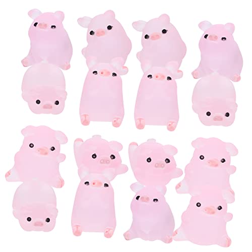 CVUTOVO 18 Stück Glücksschweinchen DIY Deko Figuren aus Harz Bastelaccessoires für Handyhüllen für Kreative Projekte und CVUTOVO 18 Stück Glücksschweinchen DIY Deko Figuren aus Harz Bastelaccessoires für Handyhüllen für Kreative Projekte und von CVUTOVO