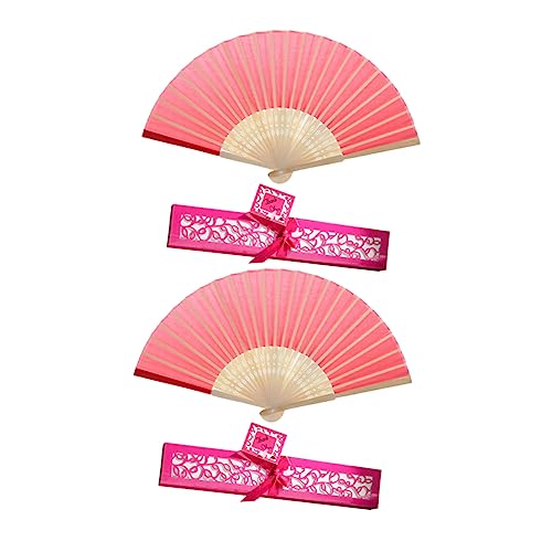 CVUTOVO 2 Stück Chinesische Faltbare Handfächer aus und Seidenstoff Klassische Filigrane Damenfächer mit Aufbewahrungsbox Leichter Kompakter Vintage Stil für Hochzeit Party Dekoration CVUTOVO 2 Stück Chinesische Faltbare Handfächer aus und Seidenstoff Klassische Filigrane Damenfächer mit Aufbewahrungsbox Leichter Kompakter Vintage Stil für Hochzeit Party Dekoration von CVUTOVO