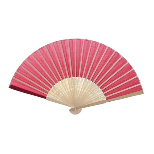 CVUTOVO 2 Stück Faltbare Fächer Chinesischer Stil mit Bambusrahmen Roter Handfächer für Damen Klassisches Design mit Aufbewahrungsbox als Dekoration für Hochzeit und Party CVUTOVO 2 Stück Faltbare Fächer Chinesischer Stil mit Bambusrahmen Roter Handfächer für Damen Klassisches Design mit Aufbewahrungsbox als Dekoration für Hochzeit und Party von CVUTOVO