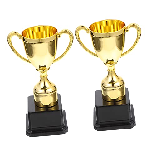 CVUTOVO 2 Stück Kleine Kindertrophäen aus Kunststoff Goldfarbene Pokale für Preiswerte Auszeichnungen für Partys Spiele und Wettbewerbe Sichere Runde Kanten Langlebig und Motivierend CVUTOVO 2 Stück Kleine Kindertrophäen aus Kunststoff Goldfarbene Pokale für Preiswerte Auszeichnungen für Partys Spiele und Wettbewerbe Sichere Runde Kanten Langlebig und Motivierend von CVUTOVO