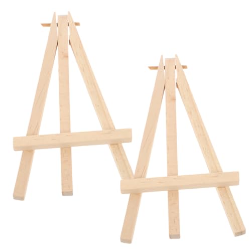 CVUTOVO 2 Stück Mini Holz Staffelei Klappbare Tischstaffelei für Karten Fotos und Kunstwerke für Hochzeiten und Veranstaltungen Stabiler Ständer aus Holz CVUTOVO 2 Stück Mini Holz Staffelei Klappbare Tischstaffelei für Karten Fotos und Kunstwerke für Hochzeiten und Veranstaltungen Stabiler Ständer aus Holz von CVUTOVO