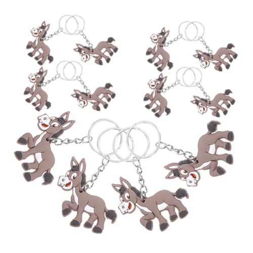 CVUTOVO 20 Stück Cartoon Schlüsselanhänger Tierischer Anhänger für Kindergeburtstage Partygeschenke und Dekoration Robustes Material Leicht und Tragbar von CVUTOVO